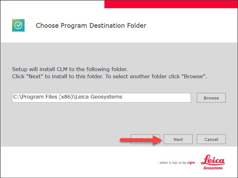 Leica CLM Installation Steps