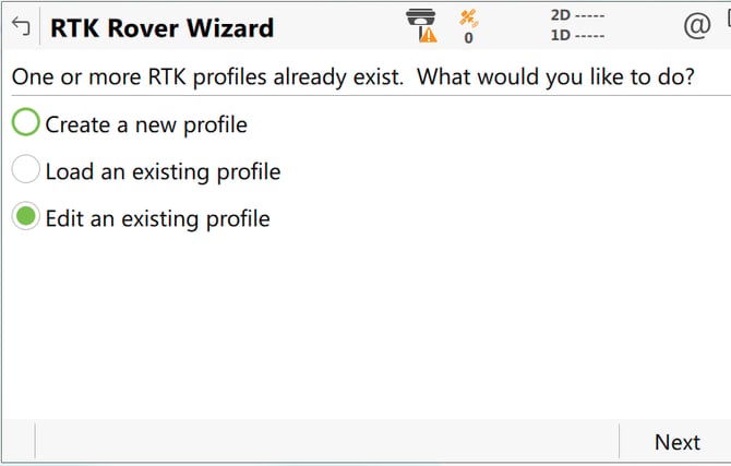 RTK Rover Wizard